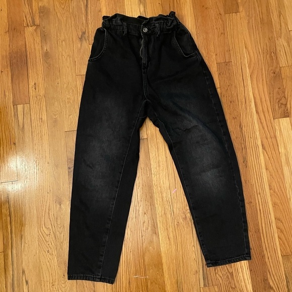Zara Washed Black Jeans Size 0 - Picture 2 of 8